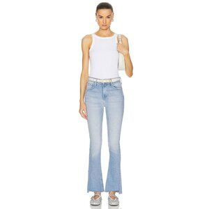 MOTHER The Runaway Step Fray California Cruiser High Rise Bootcut Jeans, Size 24